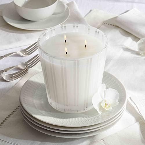 Luxury Glass Candle Linen Fragrance 212 oz 3-Wick