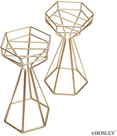 Elegant Gold Candle Holders