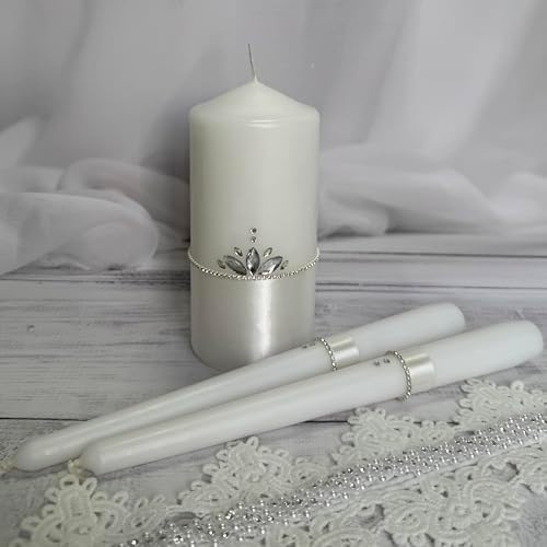 Perfect for Weddings Unity Candle Set - Symbol of Love Loyalty