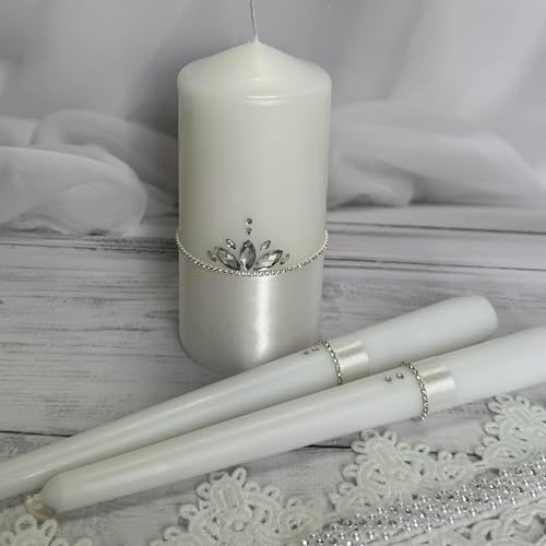 Perfect for Weddings Unity Candle Set - Symbol of Love Loyalty