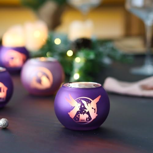 Nativity Candle Holders Set