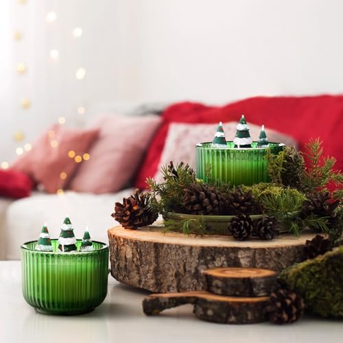 2 Christmas Tree Candles Perfect for Winter