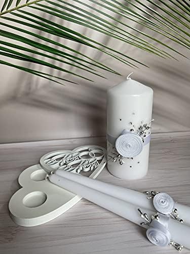 Unity Candle Set for Wedding - Aesthetic and Timeless Design
