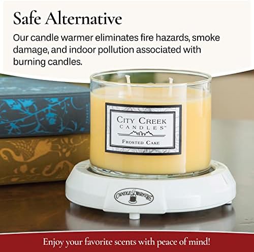 Original Candle Warmer Electric Plug-In Plate for Jar Candles White
