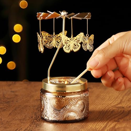 Unique Butterfly Scented Candle Holder Set