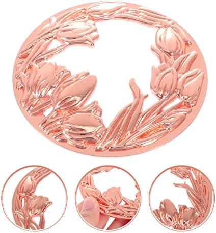 VOSAREA Windproof Durable Rose Gold Metal Candle Shade