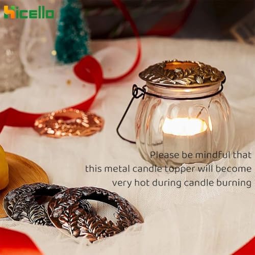 Bring out the best in your candles with Hicellos antique bronze candle toppers