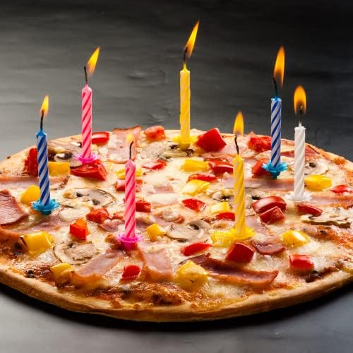 72-MultiColor Birthday Candles for Parties Celebrations