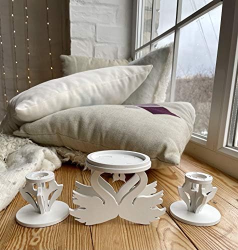 Elegant Unity Candle Holder Set for Weddings Ceremsemblies Special Occasions