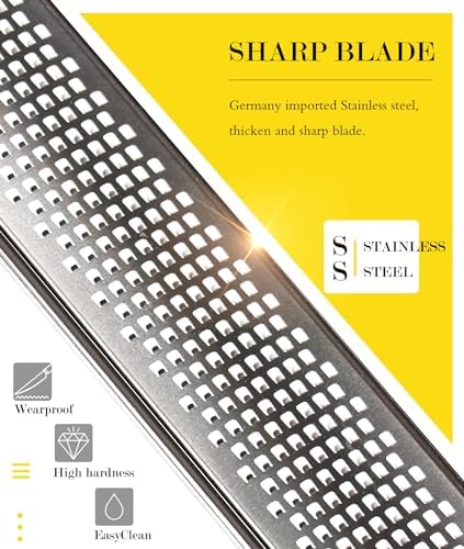 BleeforEase Citrus Zester Handheld with brushes