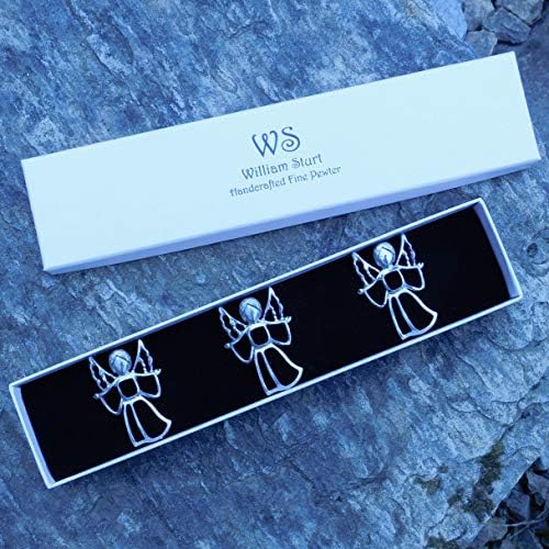 Fine Pewter Angel Candle Pin Set