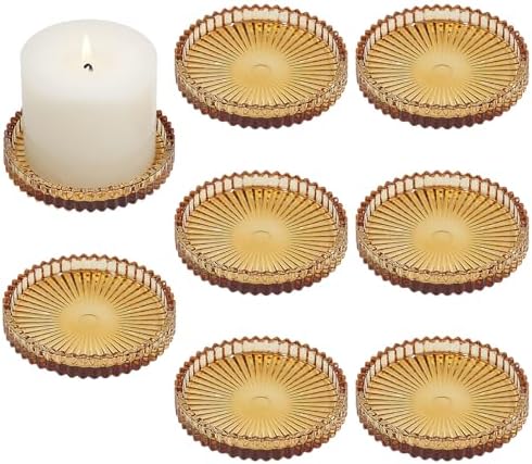 Vixdonos 8-Piece Gear Candle Holder Set