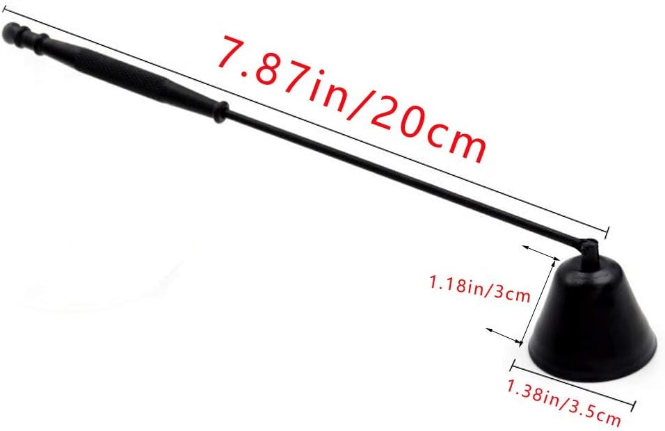 Candle Snuffer Black - Swivel Head Easy to Use Elegant Design