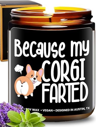 Funny Corgi Candle