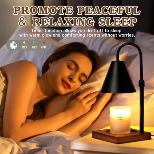 Cozy Candle Warmer Lamp for Home or Bedside Use