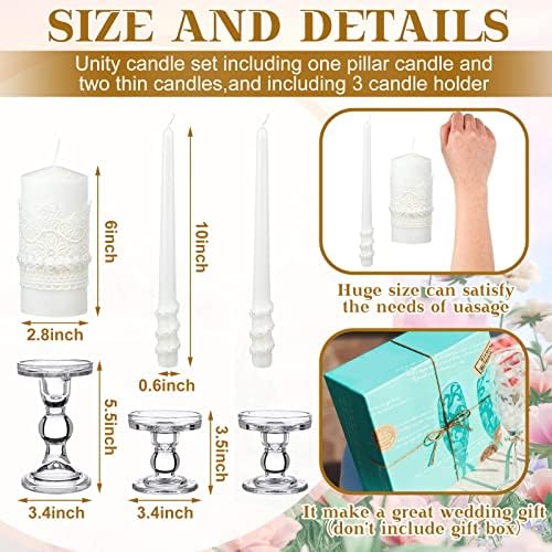 Irenare Unity Candles with Holder