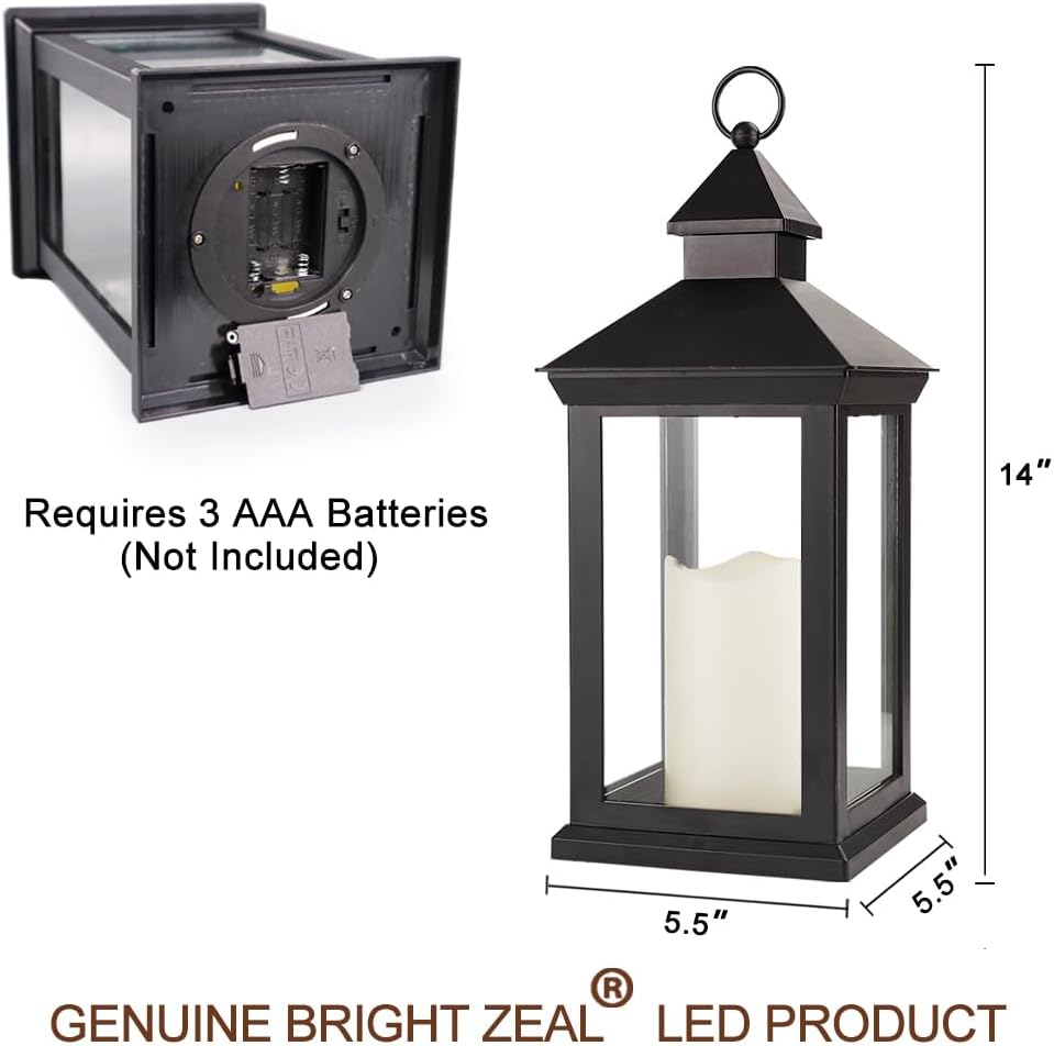 Bright Zeal 2-Pack Candle Lanterns