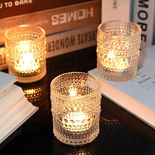 24 Posh Glass Candle Holders for Weddings Home Decorations