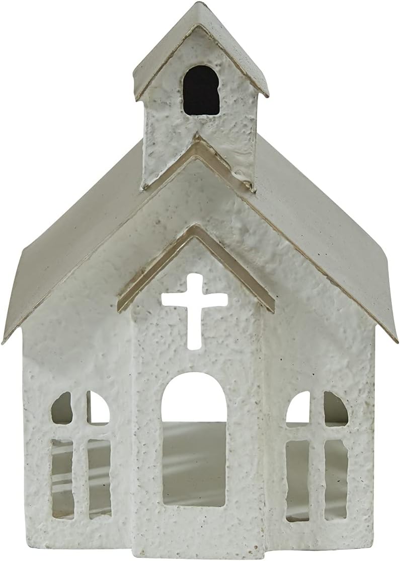 Orchid Ivy Rustic Metal Church Lantern