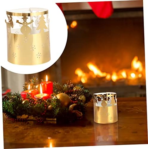 50-Piece Snowflake Candle Lampshade Xmas Decor Set