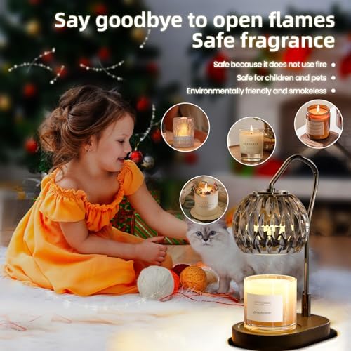Candle Warmer Lamp with Timer 4-Level Dimmer