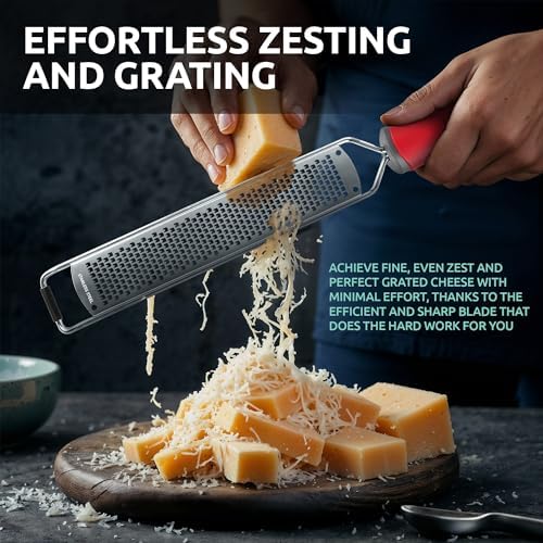 Premium Lemon Zester Parmesan Cheese Grater