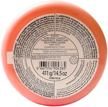 Champagne Toast Candle 145oz 3 Wick Basic White Barn