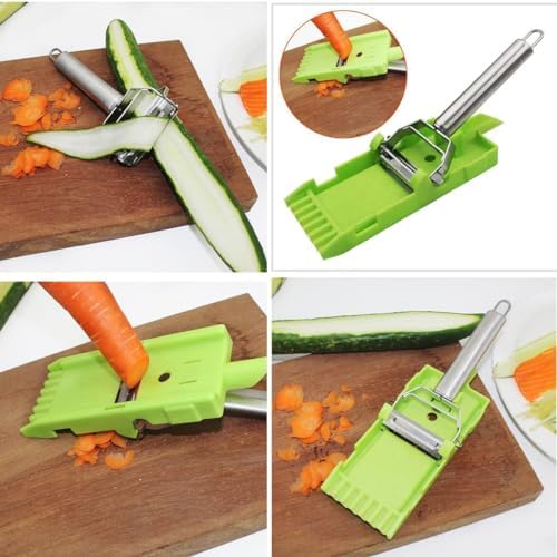 Cookaroos Peel Pro Peeler Multi-Function Peeling Tool Achieve Sharp Even Strips