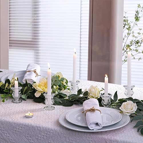 Letine 12-Piece Taper Candle Holder Set