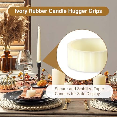 Secure Taper Candlegrips 10Pcs 78 OD x 34 ID x 38 H