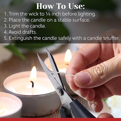100 Pk White Unscented Tealight Candles Metal Cups