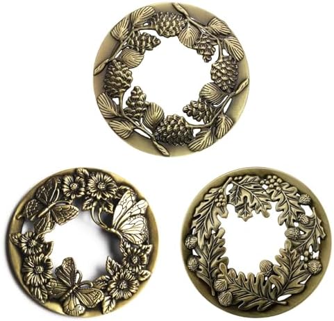 Bring out the best in your candles with Hicellos antique bronze candle toppers