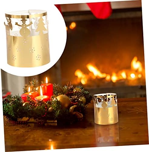 Zerodeko Christmas Snowflake Candle Lamp Shade