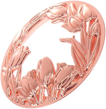 VOSAREA Windproof Durable Rose Gold Metal Candle Shade