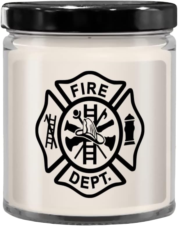 Game On Novelties Firefighter Maltese Cross Candle Novella