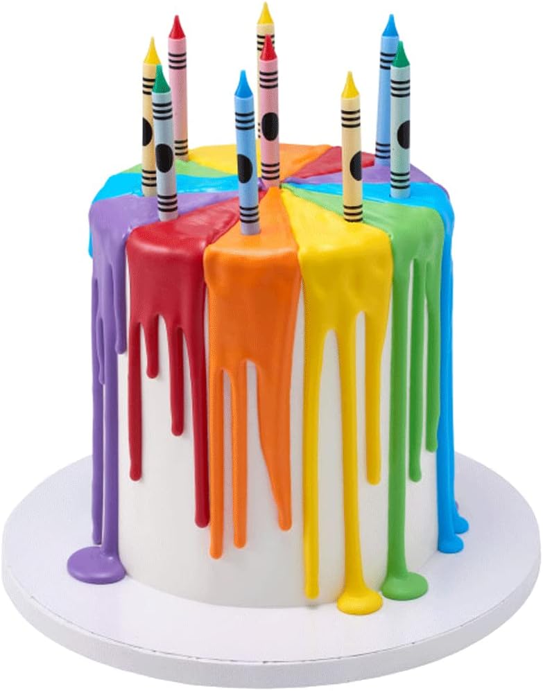 Sparkle Color - 24 Party Crayon Candles
