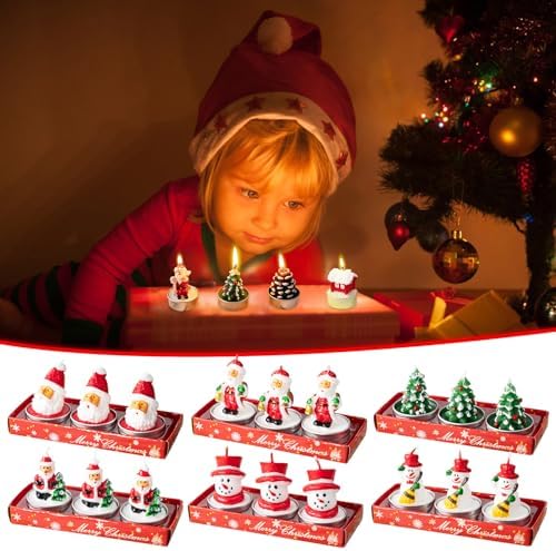 Mini Christmas Tea Lights - 3Pcs Set