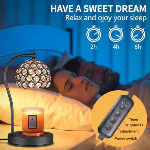 Safe Candle Warmer Lamp with Timer for Home Decor