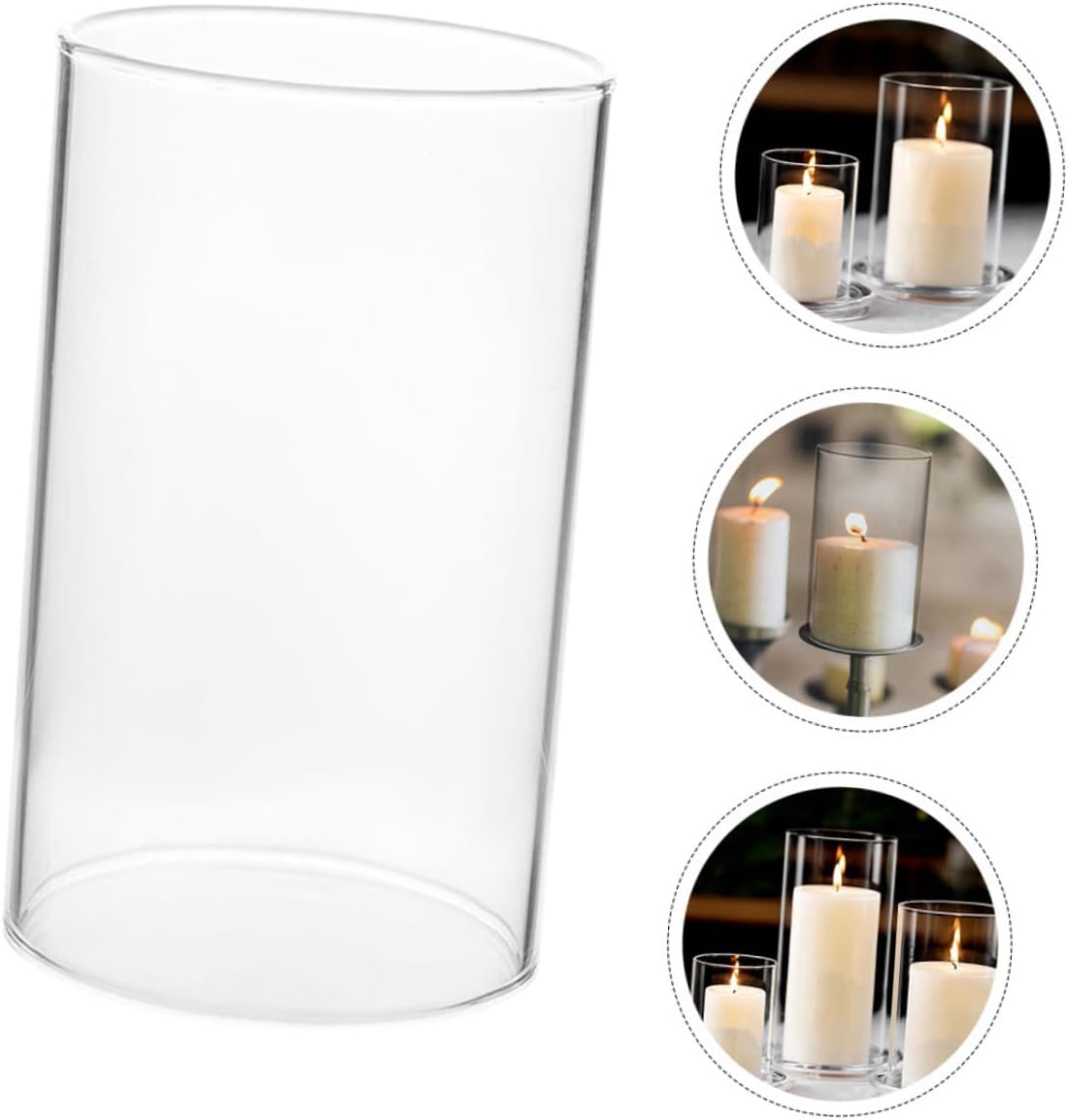 DECHOUS Glass Candle Holder