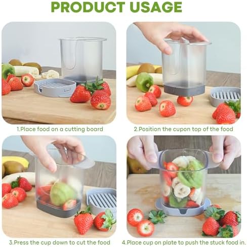 Premium Multifunctional Fruit Vegetable Slicer with Sharp Blades and Easy Cleaning