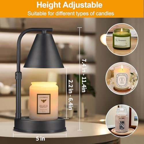 Mocosa Candle Warmer Lamp Adjustable Height Gift for Mom