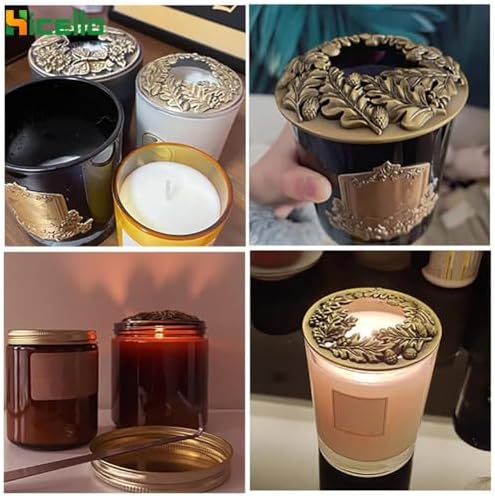 Bring out the best in your candles with Hicellos antique bronze candle toppers