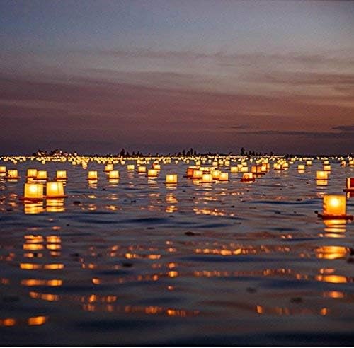 20PCS Biodegradable Floating Water Candle