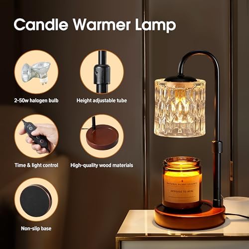 Briever Dimmable Candle Warmer Lamp