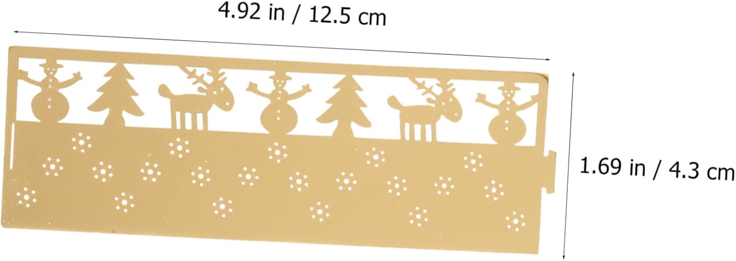 50 Pcs Christmas Snowflake Candle Party Decor on the Go