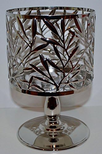 Vine Leaf Pedestal Candle Sleeve Holder