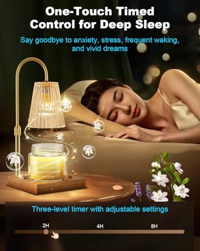 SooFoo Candle Warmer Lamp with Timer and Dimmer