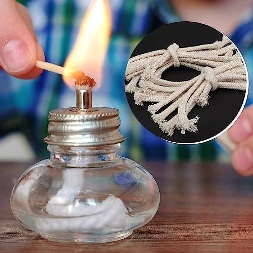 SWATOM 14 Round Cotton Oil Lamp Wicks 20 PCS