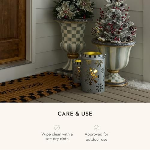 Rustic Snowflake Lantern