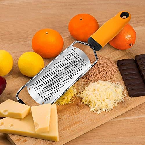 Pro Zester Grater - Swiss Sharp Durable Multi-functional for Cheese More